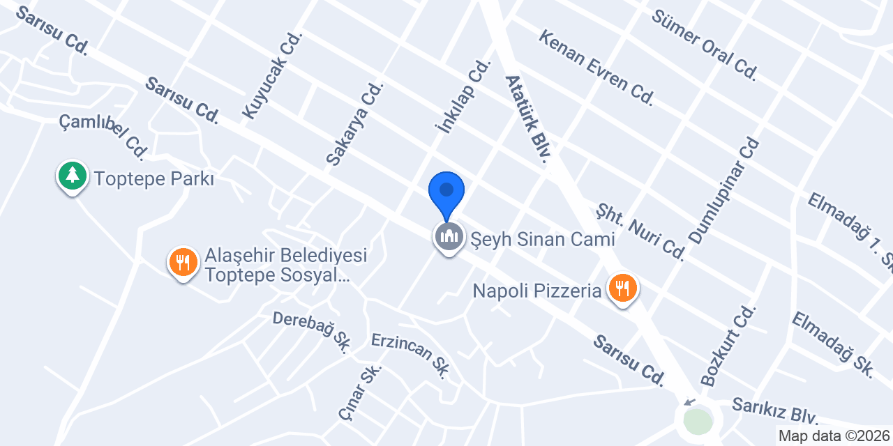 Sözüer Erkek Kuaför Salonu konumu