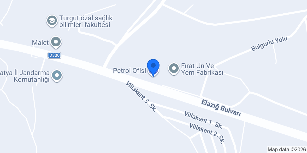 Petrol Ofisi konumu