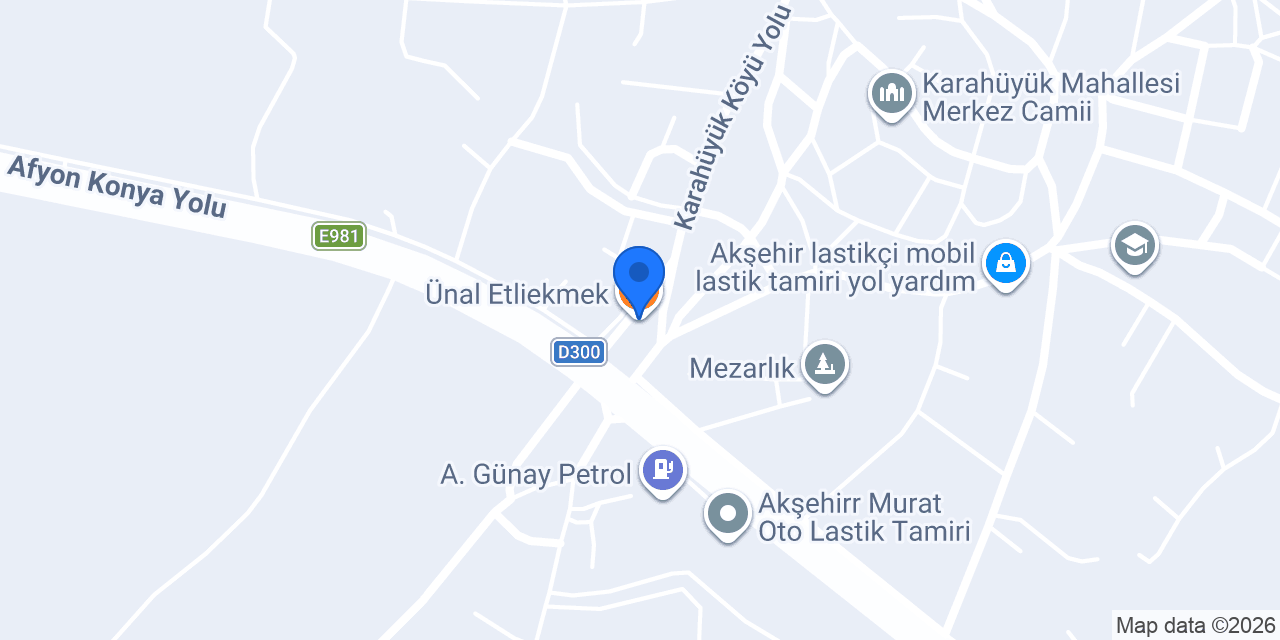 Ünal Etliekmek konumu