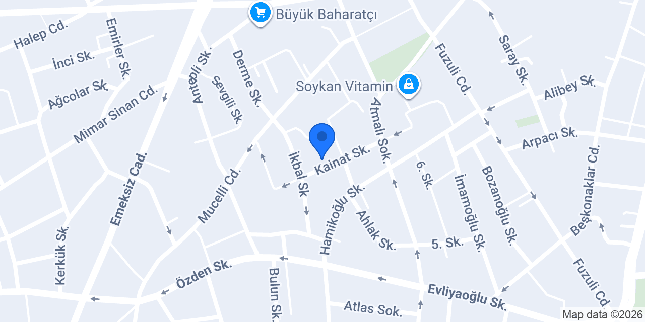 Damla Moda Bayan Terzihanesi konumu