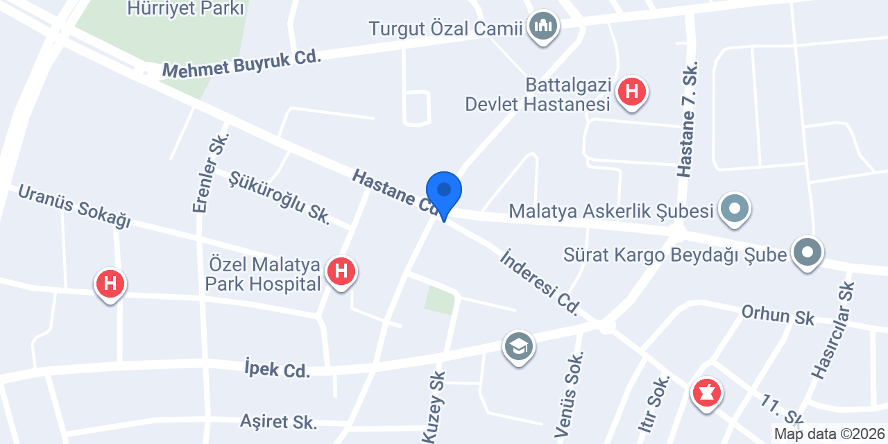 YALÇINKAYA KURUYEMİŞ MALATYA konumu