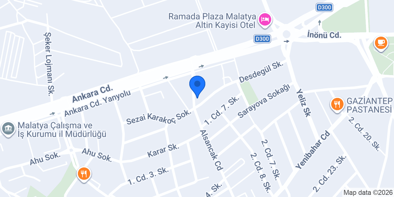 Miram Malatya Seat konumu