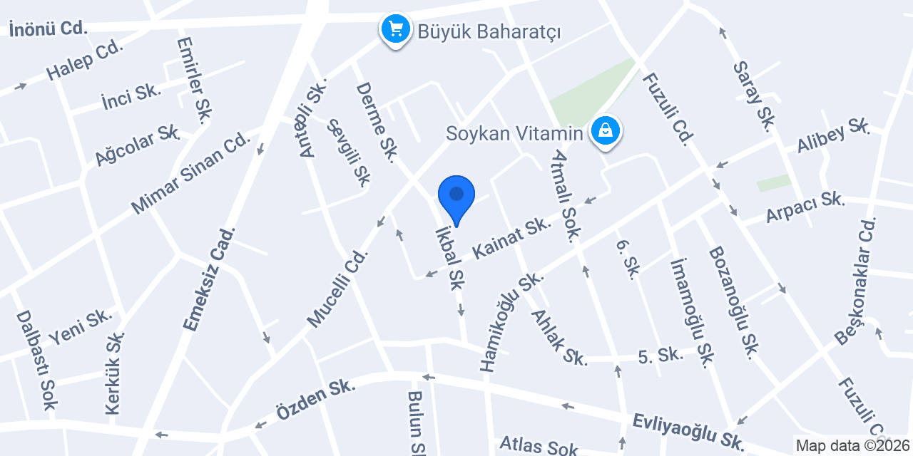 Uzman Sürücü Kursu konumu