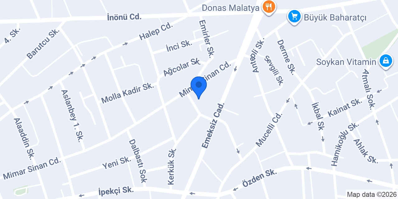 Okalip Masaj Salonu konumu