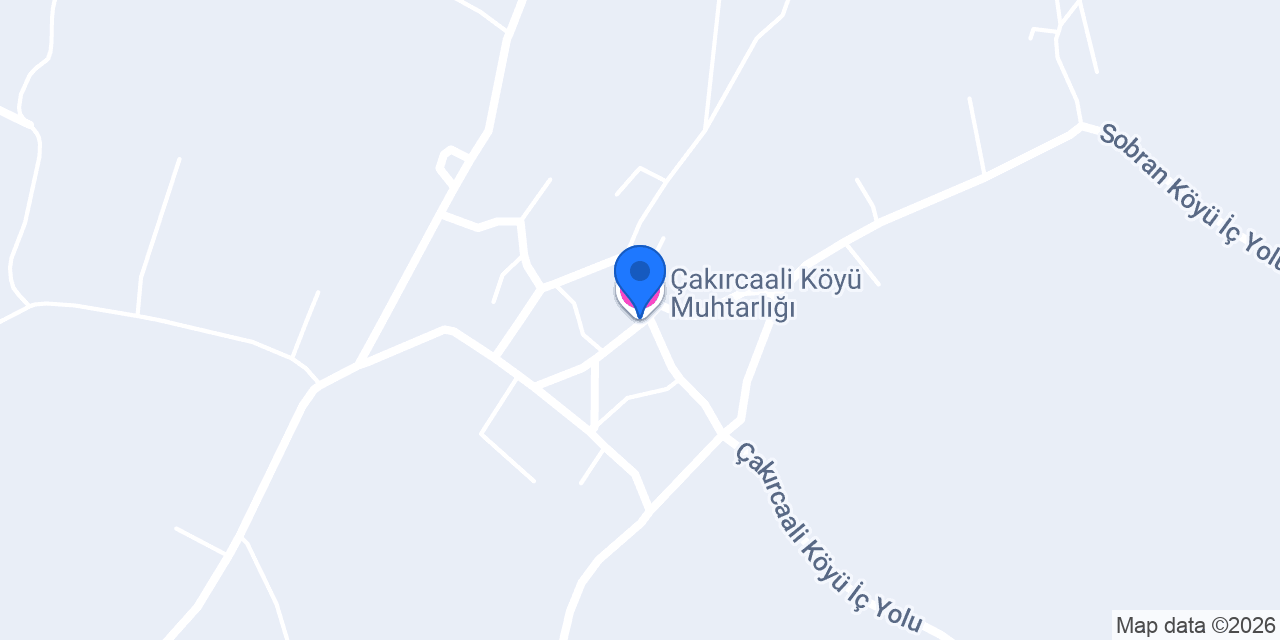 Çakırcaali Köyü Muhtarlığı konumu