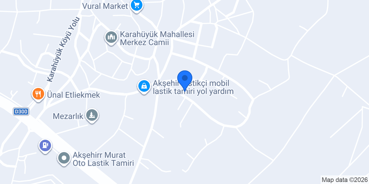 Karahüyük Ali Akkanat Ortaokulu konumu