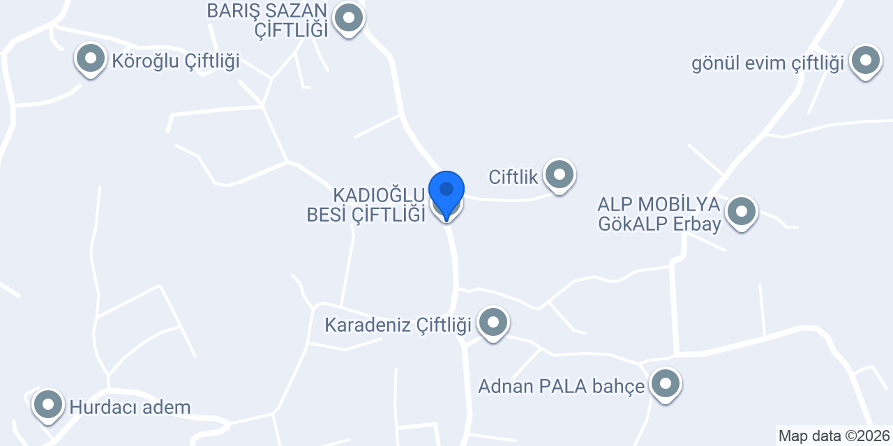 KADIOĞLU BESİ ÇİFTLİĞİ konumu
