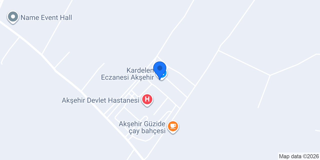 DEVA ECZANESİ AKŞEHİR (ACİL KARŞISI) konumu