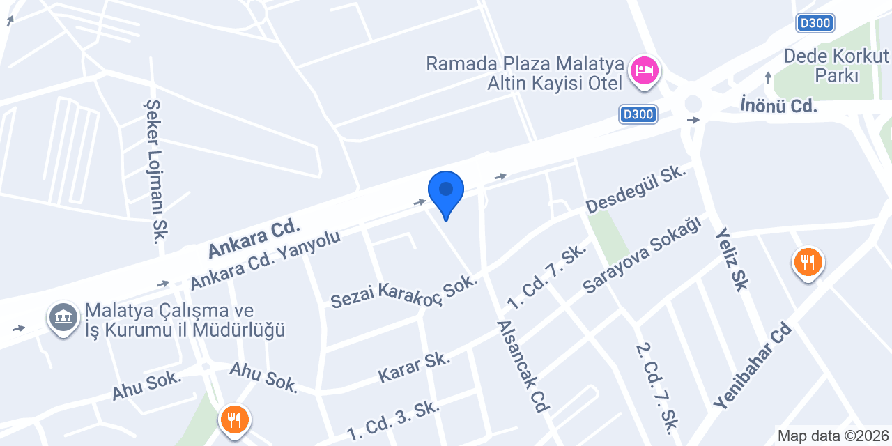 Malatya Ekb konumu