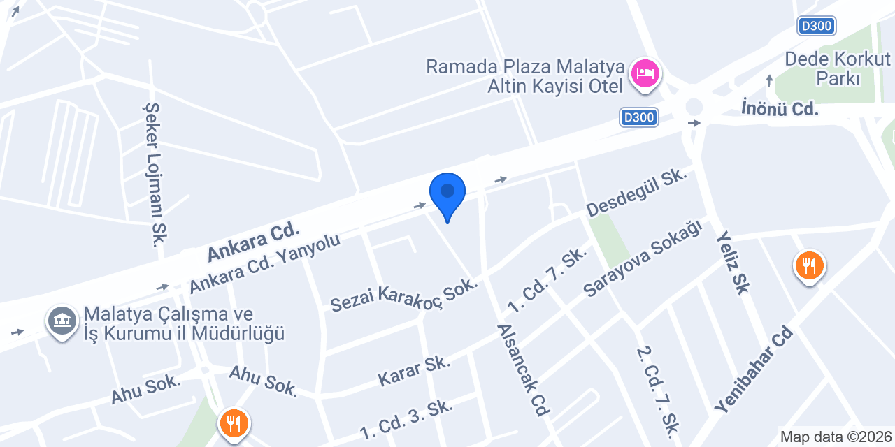 Avukat Bilal Kaymaz konumu