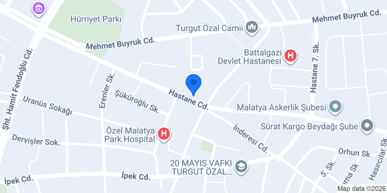 Furkan Halı Mobilya konumu