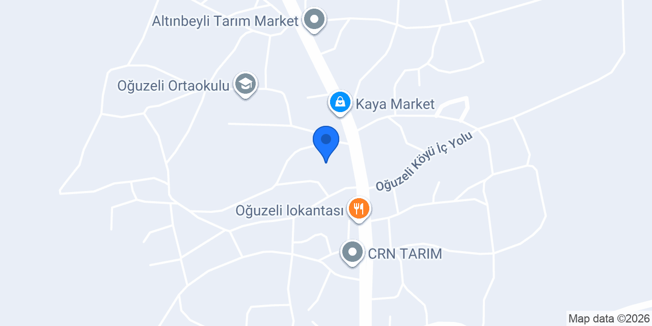Oğuzeli Belediyesi konumu