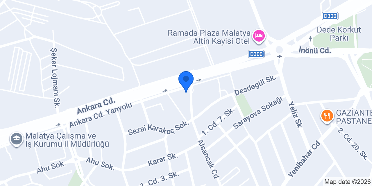ALO USTA MALATYA konumu