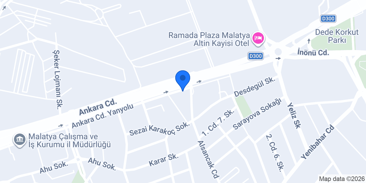 Usta Börek konumu