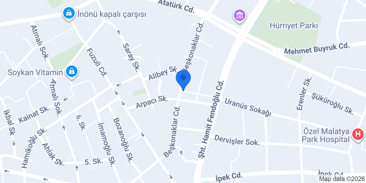 Malatya Temizlik Şirketler konumu
