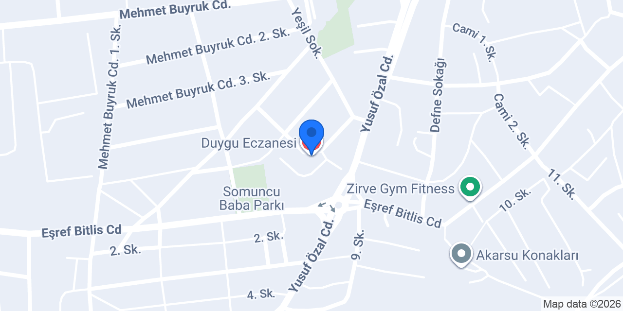 Duygu Eczanesi konumu
