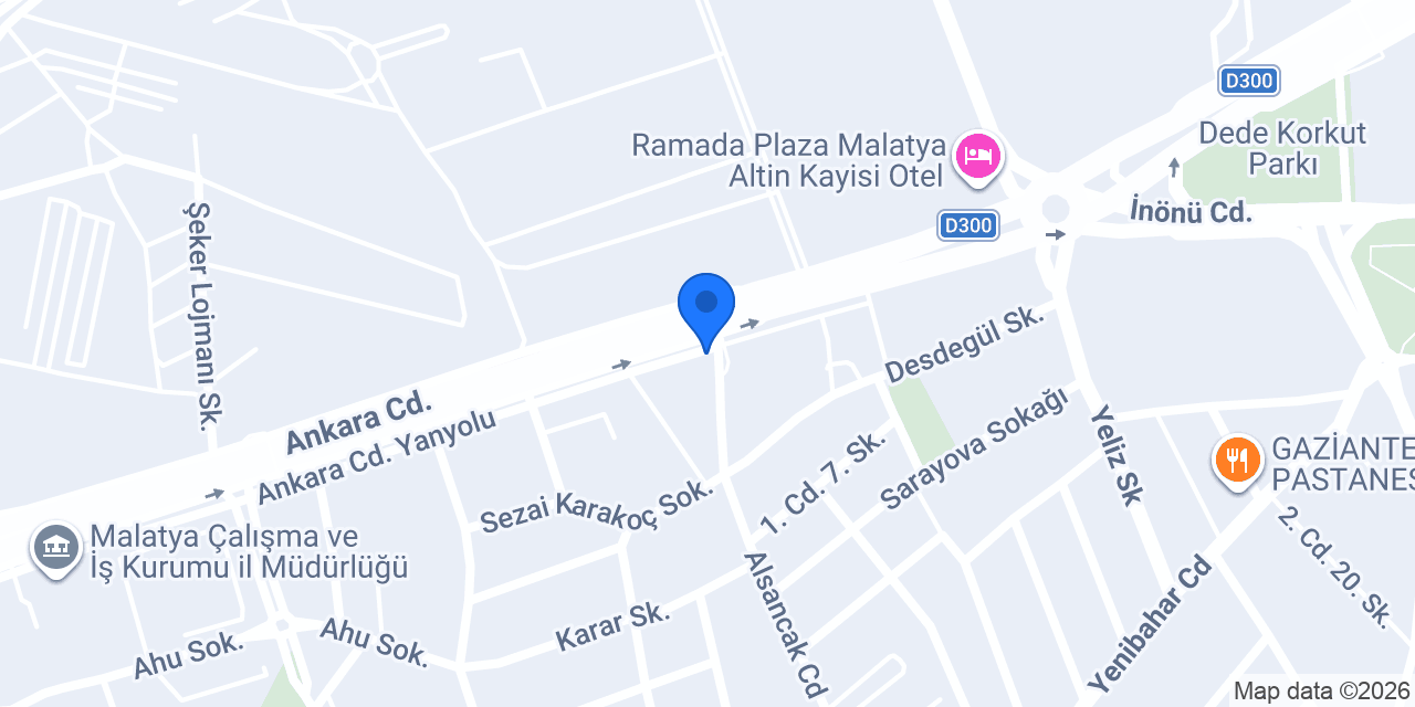Yeni Petek Eczanesi konumu