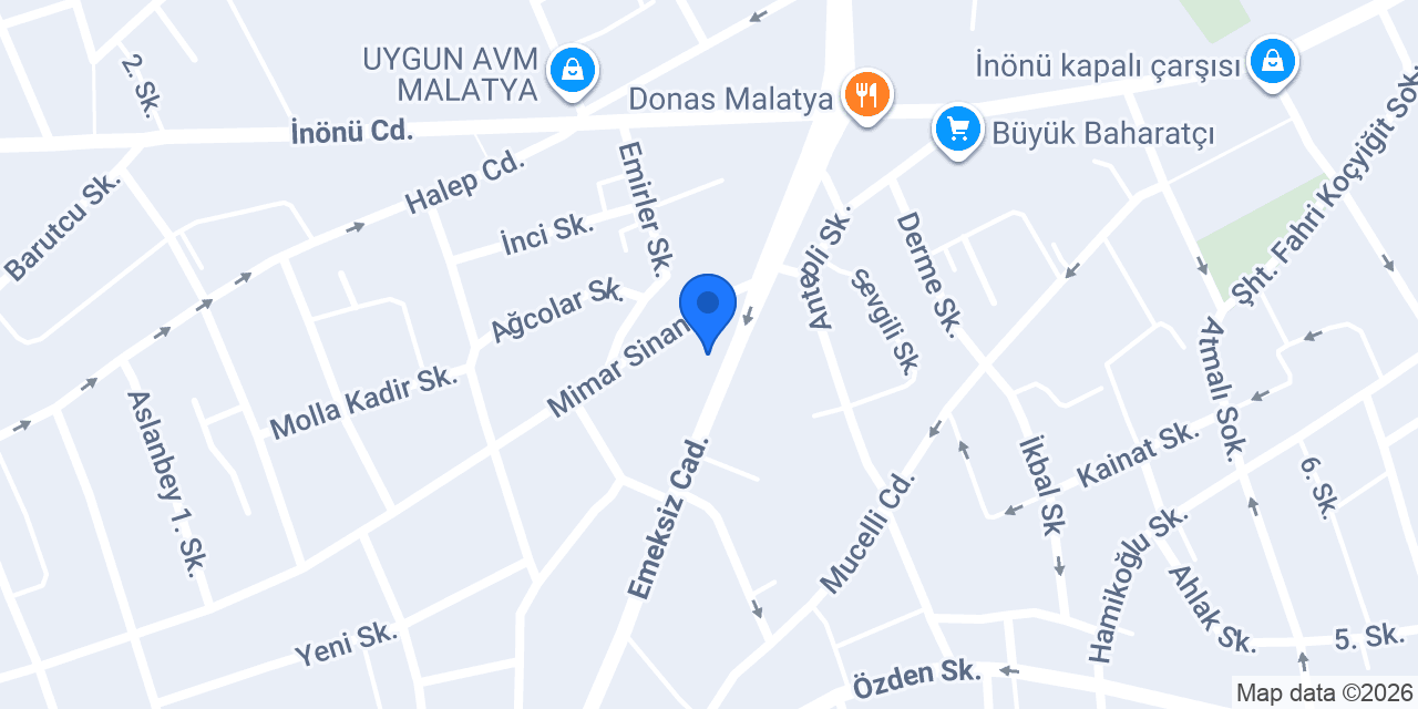 Gülek Sigorta Acenteliği konumu