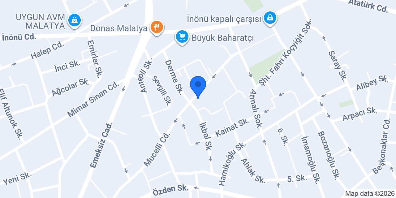 Emin Sürücü Kursu konumu