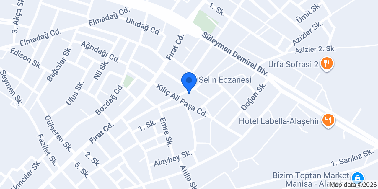 Alaşehir Verem Savaş Dispanseri konumu