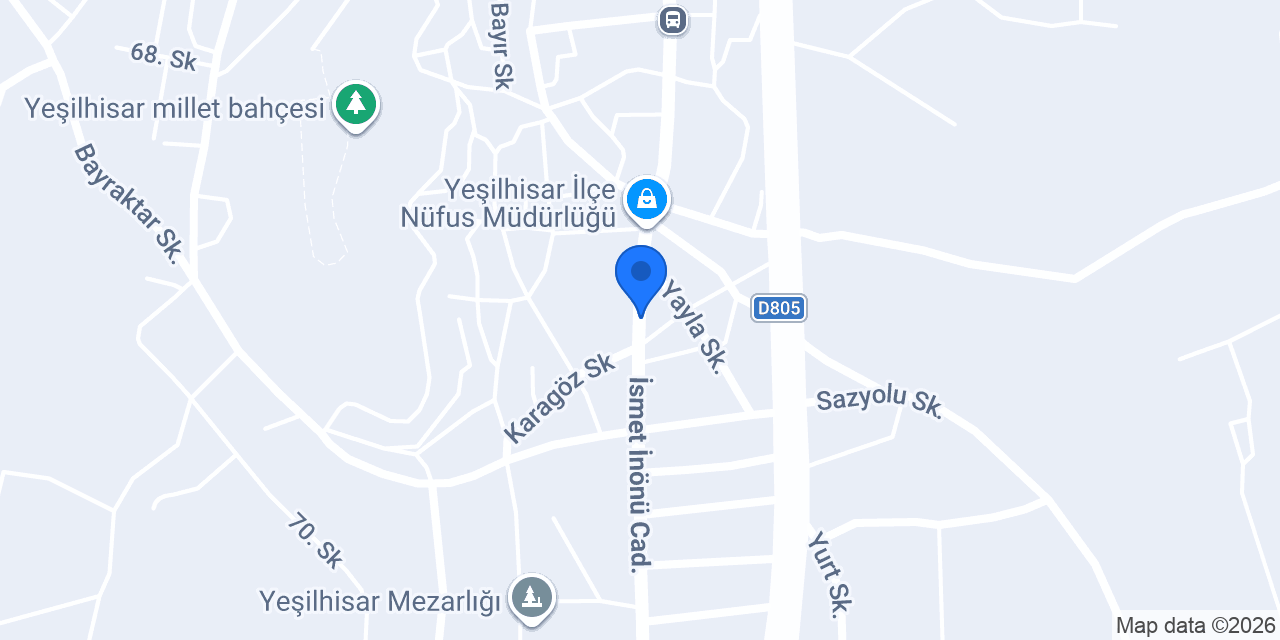 Dev solar enerji Yeşilhisar konumu