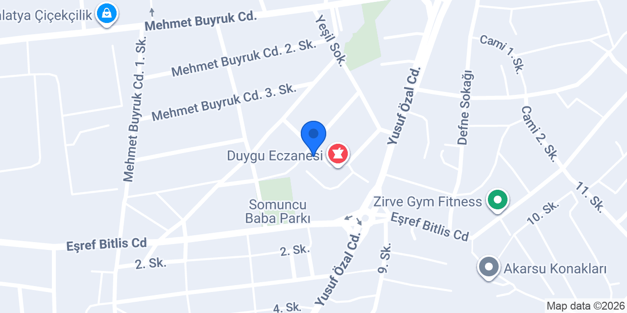 Yeni Çare Eczanesi konumu