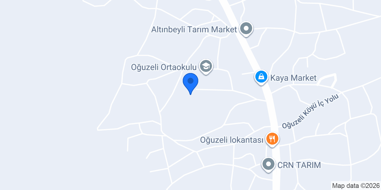 Oğuzeli İlkokulu konumu
