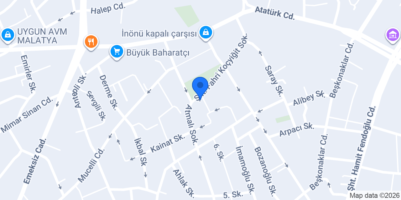 Besler kasap ve ızgara konumu