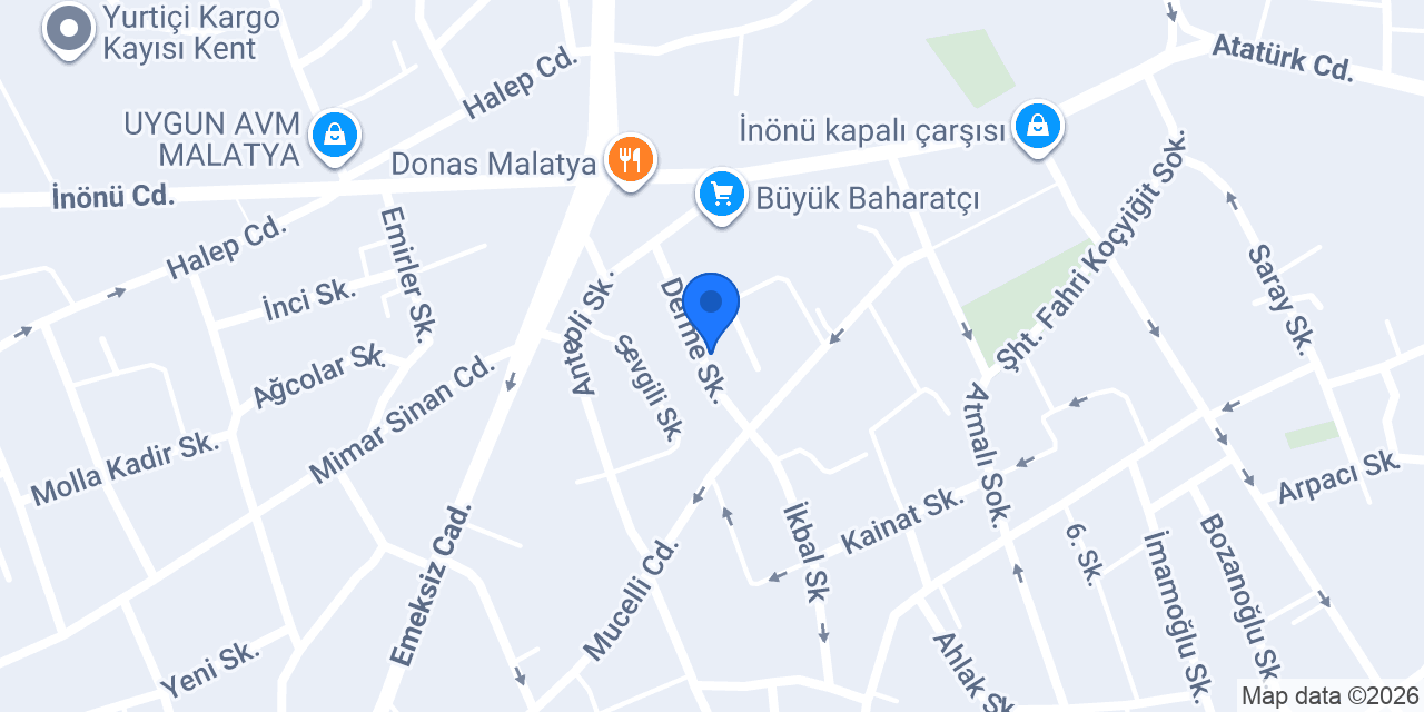 Teras Simit Cafe konumu