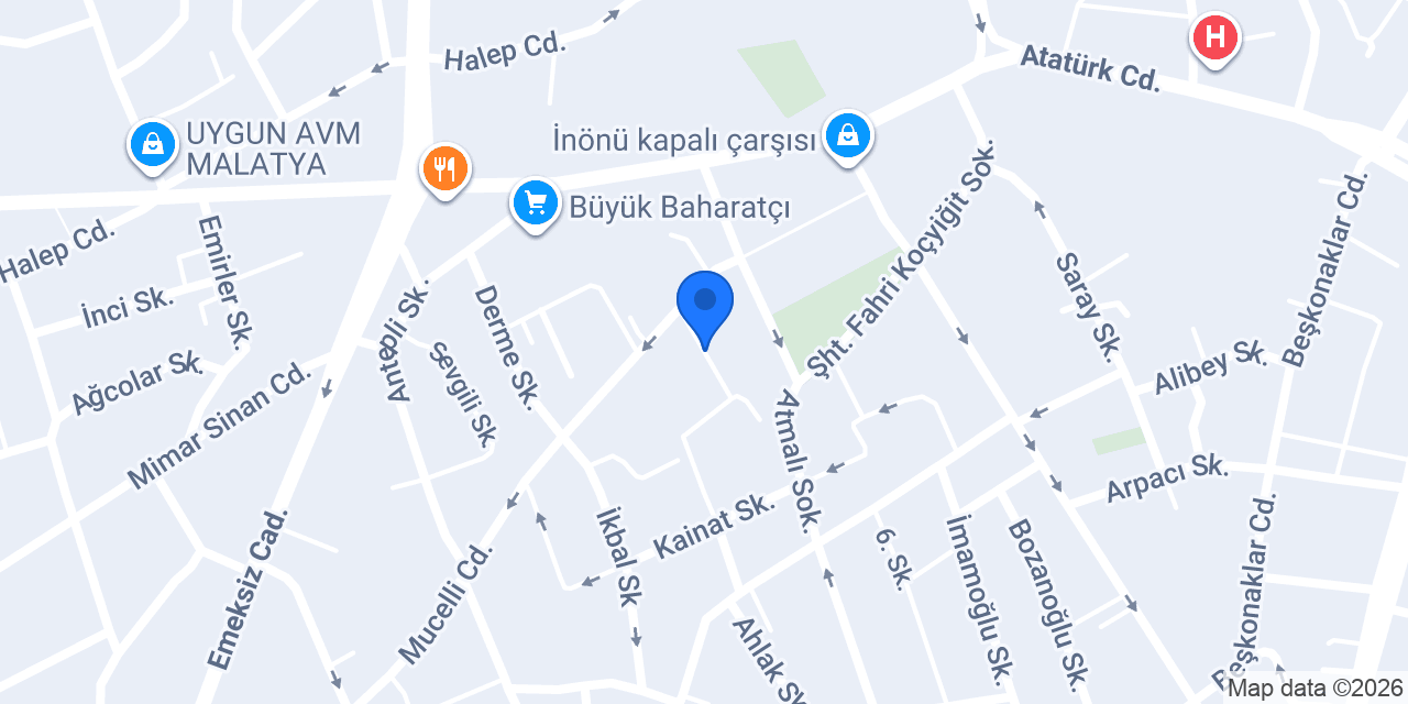 Şener Yayın Dağıtım konumu
