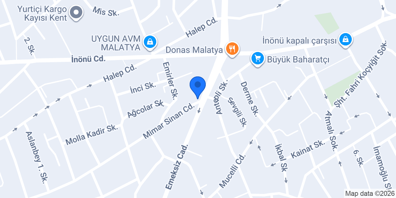 AYYILDIZ KİTAP&KIRTASİYE konumu