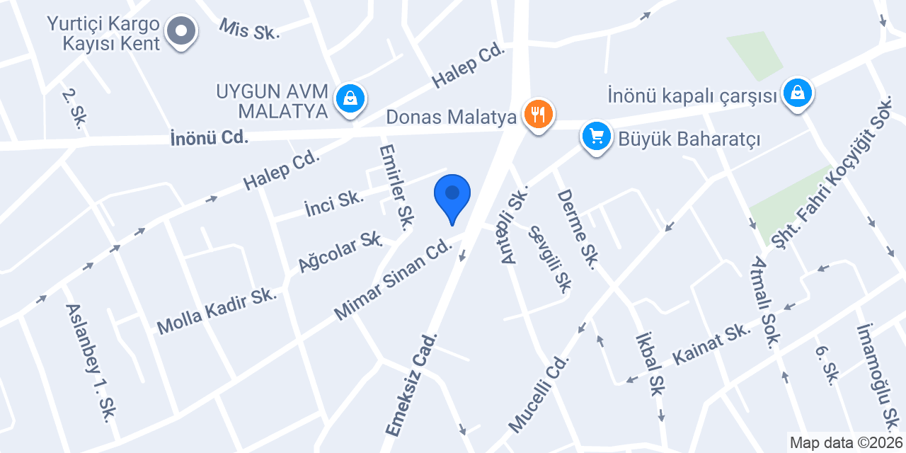 Relax Masaj Salonu Malatya konumu