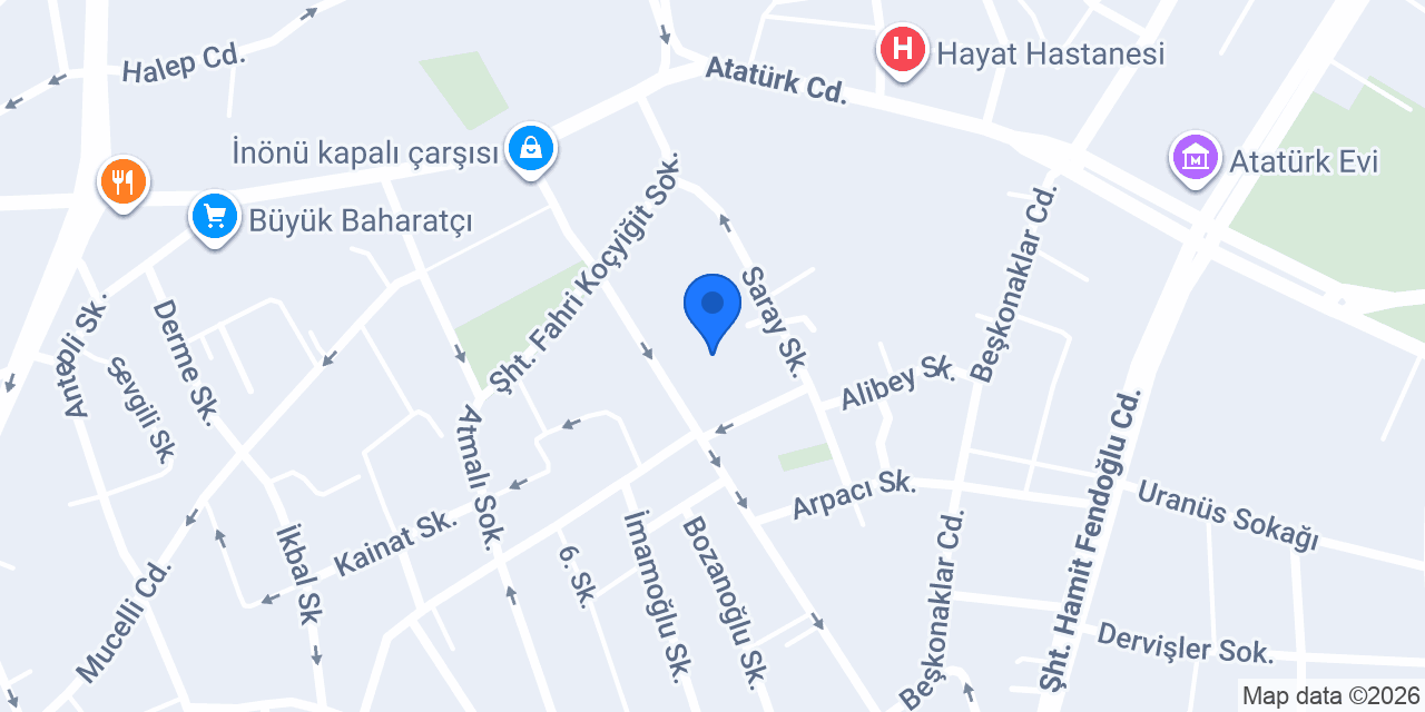 Savaş Terzihanesi konumu