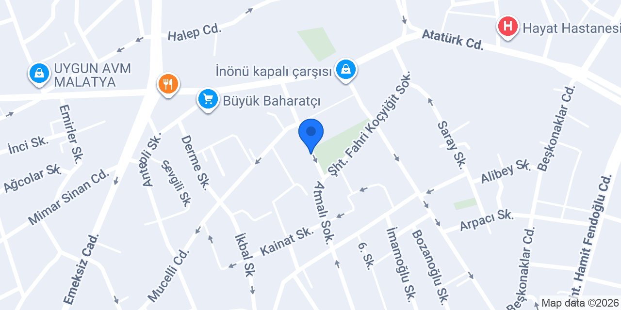 Fistan Kuru Temizleme konumu