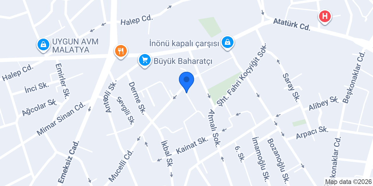 Merkez Kitabevi konumu