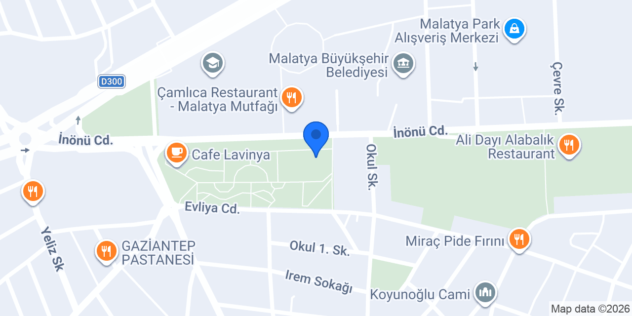 Tiamo Eis Caffe - Malatya Cafe - Restaurant - Kahvaltı - Pizza - Dondurma - Canlı Müzik konumu