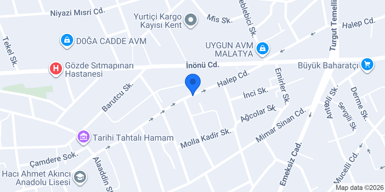 Malatya İş Rehberim konumu