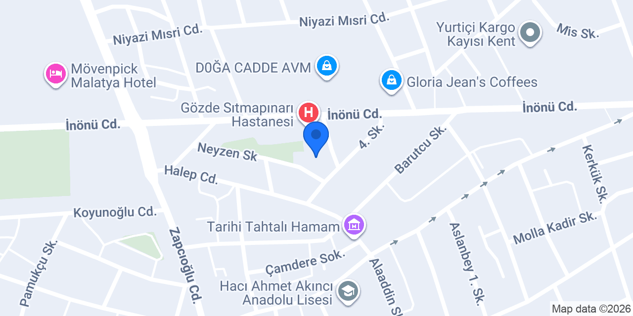 Saadet Eczanesi konumu