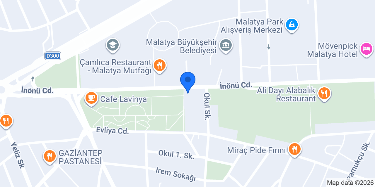 Malatya Sümer Çiçekçi konumu