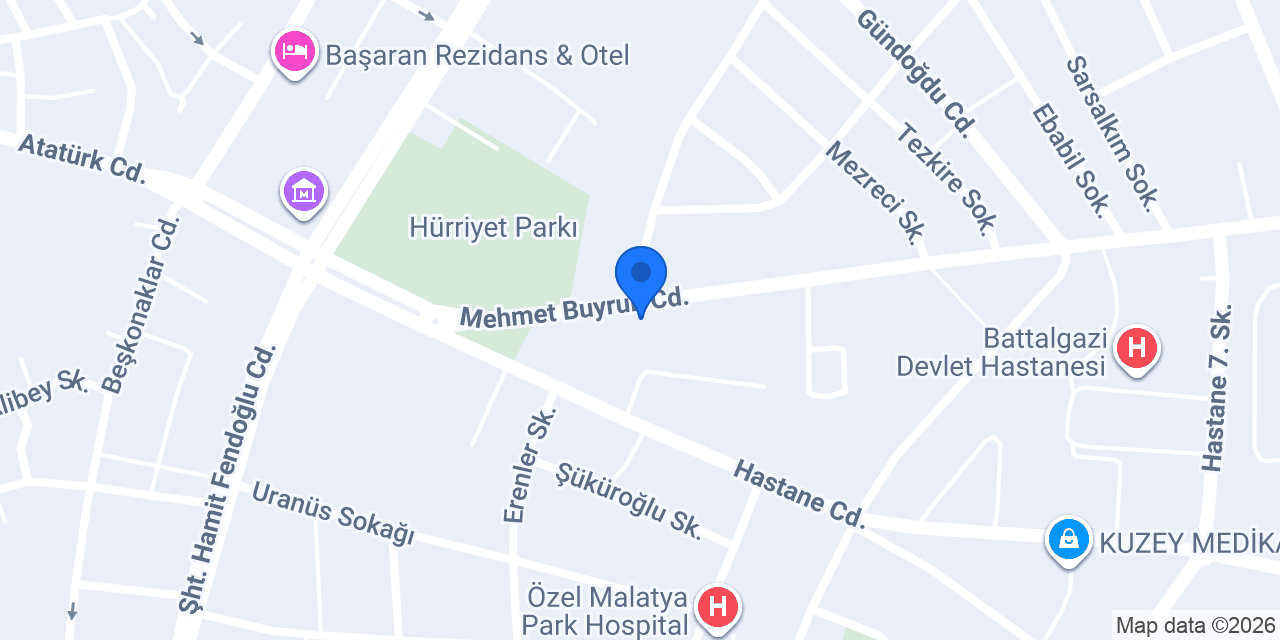 Sehuzel Bayan Kuaförü konumu