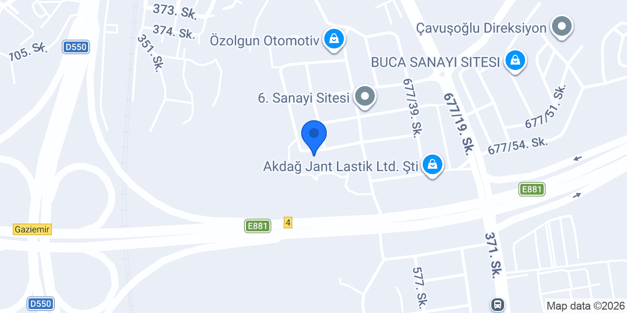 Akkuş Oto Yedek Parça konumu
