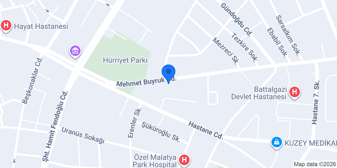 Derya Aile Danışma Merkezi konumu
