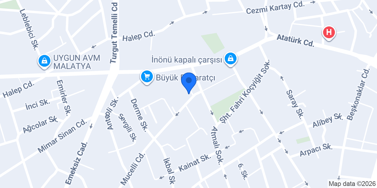 Kuaför Uğur Bulut konumu