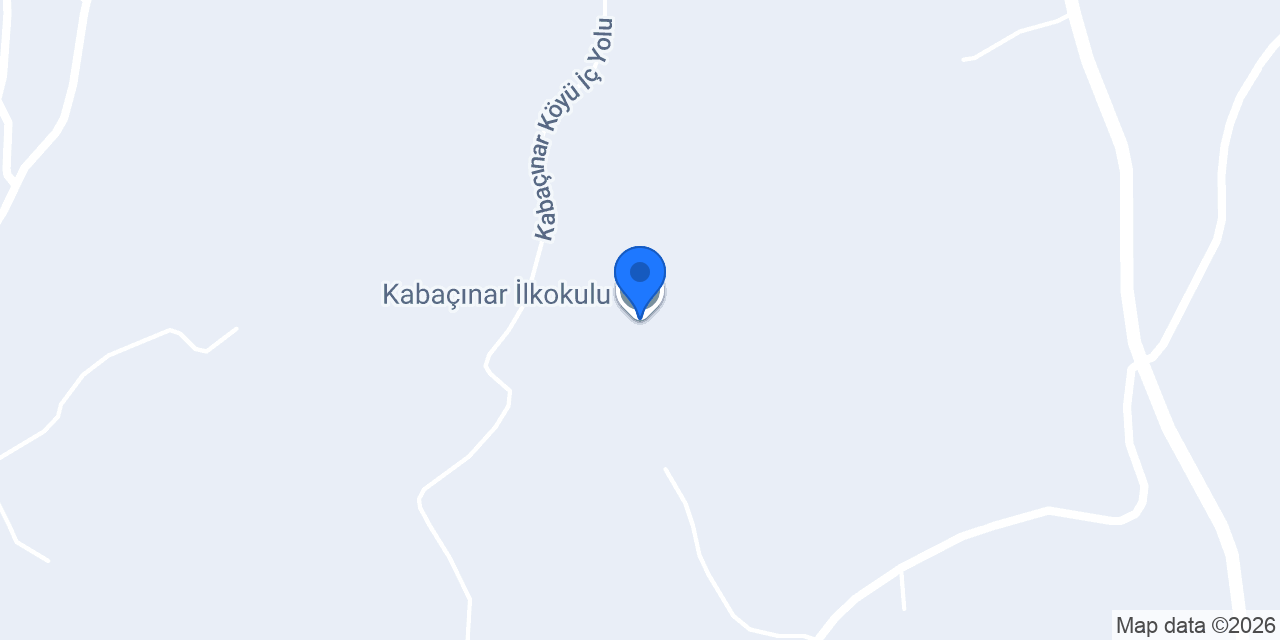 Kabaçınar İlkokulu konumu
