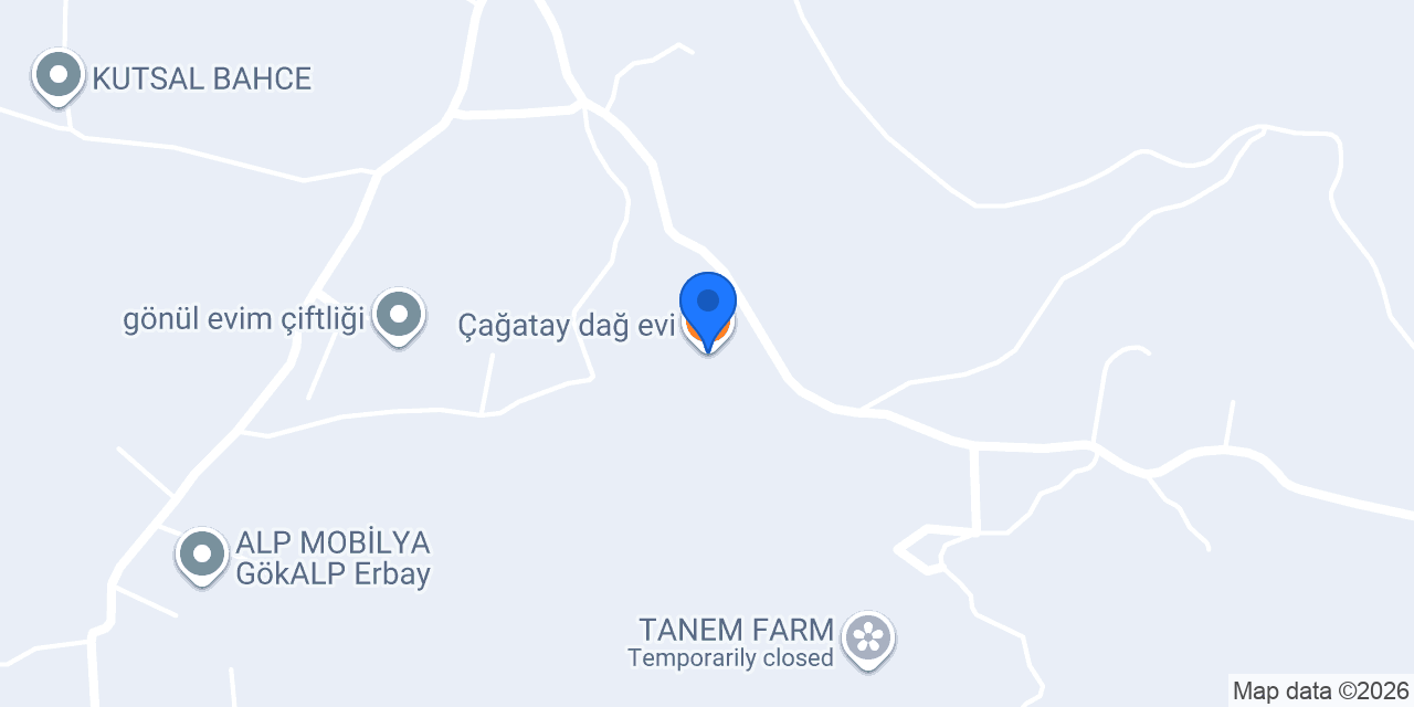 Çağatay dağ evi konumu
