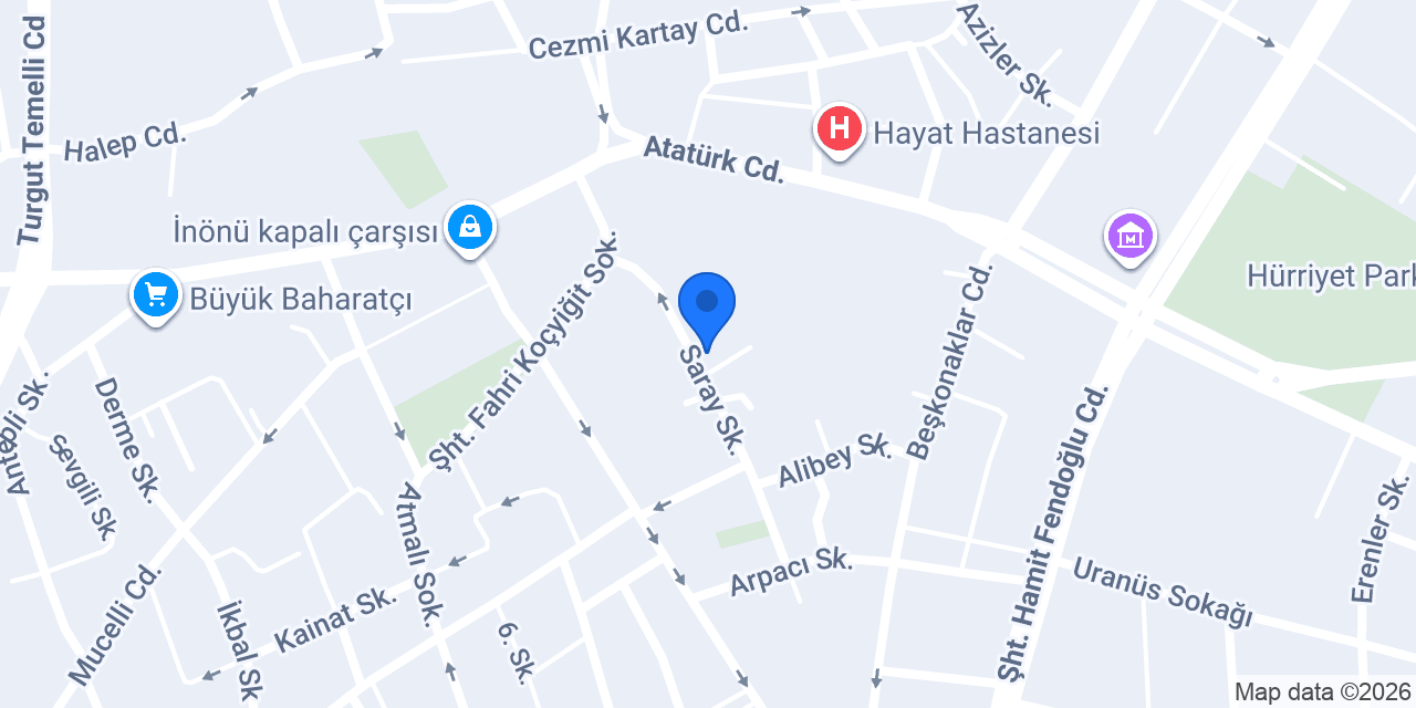 MALATYA AKGÜL REKLAM konumu