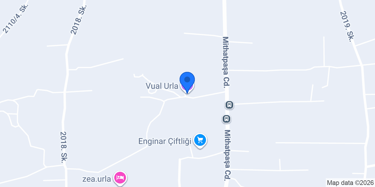 Vual Urla konumu