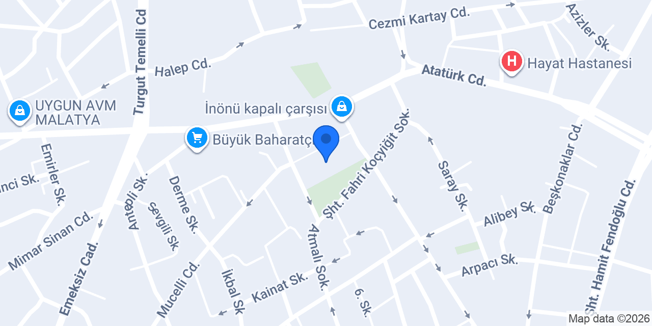 T.C. Malatya Valiliği konumu
