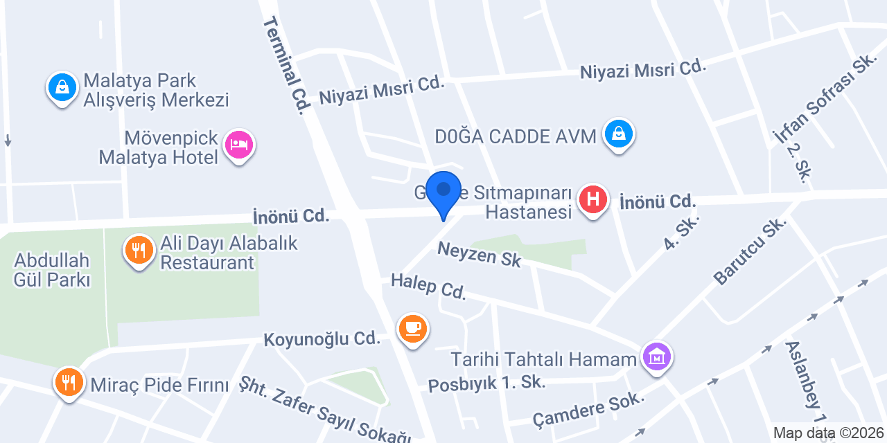 Atayık Eczanesi konumu