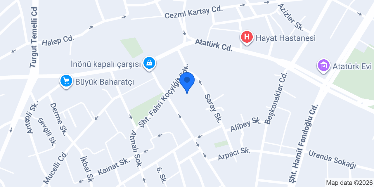 Antep Sofrası konumu